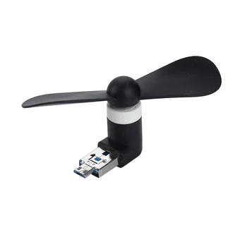 Mini Kaasaskantav Paindlik Madal Hääl OTG USB Fan Power Bank Sülearvuti AC Laadija Kaasaskantavad käsiajamiga Fänn Arvuti Suvel Vidin