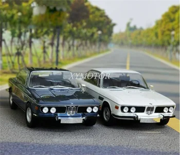 MINICHAMPS 1/18 BMW 2800 CS 1968 Diecast Mudel Auto Sinine/Valge Mänguasjad Hobi Kingituste Kogumise Sinine/Valge Kaunistused Ekraan