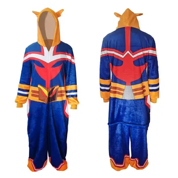 Minu Kangelane Akadeemiliste Ringkondade Kõik Võiksid Cosplay Kostüümid Pajama Täiskasvanud Unisex Onesie Lapp Sleepwear Pidžaamad