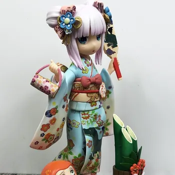 Miss Kobayashi on Dragon Neiu Anime, Joonis Kanna Kujukeste Kamui 1/6 skaala Mänguasjad Kanna Seljakott Tüdruk Figuriin Mudel Nukk Kingitus