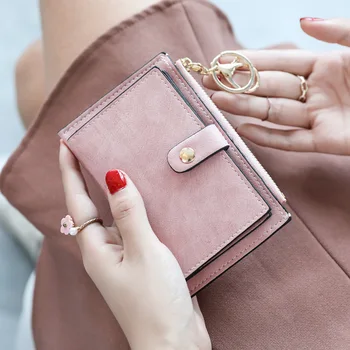 Mood Naiste Väikesed Taskud Naine PU Nahast Mini ID-Kaardi Omanike Daamid Multifunktsionaalne Slim Lukuga Lühike, Mündi Raha Rahakotid
