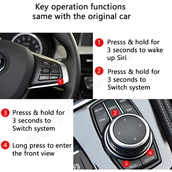 Multimeedia Traadita Carplay Ekraaniga Android BMW MINI F56 Liides Dekoodri NBT Süsteemi, Video, Muusika, Peegel Link