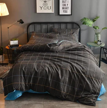 mylb Klassikaline voodipesu komplekt 4 suurus hall sinine lill voodipesu 4tk/komplekt tekikott set Pastoraalne voodi lehel AB pool tekikott 2019