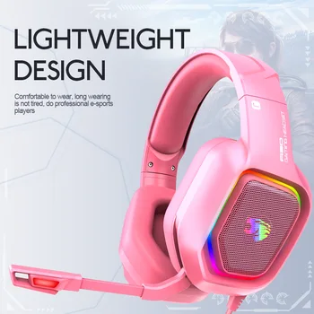 Mäng kõrvaklapid A30 raske bass RGB valgus 7.1 -channel e-sport kõrvaklapid
