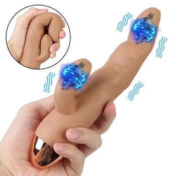 Naiste Masturbatsioon Naiste Lesbi G Spot Massager Sõrme Vibraator Tupe Kliitori Tiss Stimulaator Sugu Mänguasjad, 5 Kiirust