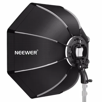 Neewer 26 tolli Kaheksanurkne Softbox koos S-tüüpi Ümbris, Juhul, Canon Nikon