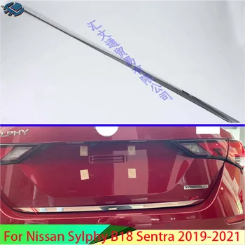 Näiteks Nissan Sylphy B18 Sentra 2019-2021 Auto Tarvikud Tagaluugi Ukse Kate Sisekujundus Tagumine Pagasiruumi Vormimise Bezel Disain Kleebis