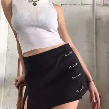 On-Line Slim Hip Camo Seelikud Streetwear Mini Seelik Naiste lõhik sõle Kõrge Vöökoht Küljel Tõmblukk Lühike Seelik Seksikas Naine