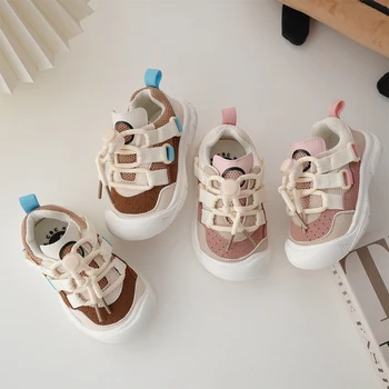 Originaal baby väikelapse kingad 2022 sügisel käsitöö poisid ja tüdrukud pidevalt ringi varba tossud