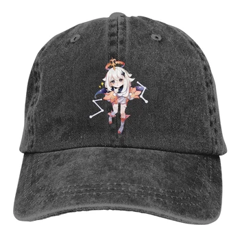 Paimon Baseball Cap Meeste Mütsid Naiste Visiir Kaitse Snapback Genshin Mõju Mängu Mütsid