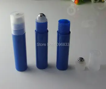 Plastikust Rulli sisse Pudel Sinist Värvi 10ML, Silma Sisuliselt Roll-on Pudel, Parfum Palli Pudel, 10G silmakreem Rull Pudel, 50tk/Palju
