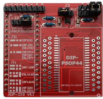 PSOP44 Adapter, Toetada 28/29F200, 400, 800, 29LV160, 29L3211, Jne.