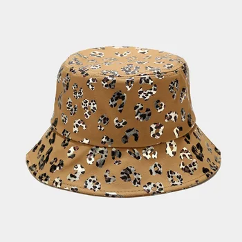 Puuvill Leopard Printida Kopp Müts Kalamees Müts Väljas Reisi Päike ühise Põllumajanduspoliitika Mütsid Meeste ja Naiste 301