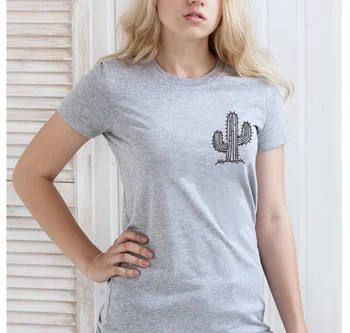 Skuggnas Cactus Print T-Särk Naistele, unisex Graafiline tshirts Tumblr Hip-Hop Planter Kaktused särk Varustus Tops Puuvill Tee Tops