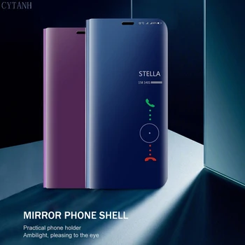 Smart Mirror Klapp Telefoni Puhul Xiaomi 10T 11 Pro Lite Poco M3 X3 NFC Jaoks Redmi Lisa 9 9S 9C 8T 8 9T 6 6A, 8 JA 8A 9A 7A Kate
