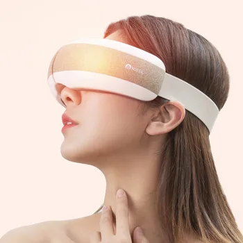 Smart Silma Massager Muusika 40 Kraadi Kuuma Kompress 4 Režiimid Vajutage Kokkupandav Silma Lõõgastuda Massager Eye Mask