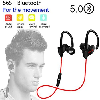 Sport Mudel Traadita Bluetooth-5.0 Kõrvaklapid Madal Latentsus Gaming Headset HiFi Müra Tühistamises Väljas Töötab Kaelus Kõrvaklappide