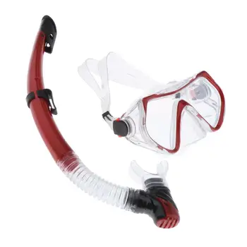 Sukeldumine Snorkel Set Snorkeling UV - Kaitseprillid, Mask Silikoon Huulik Käik