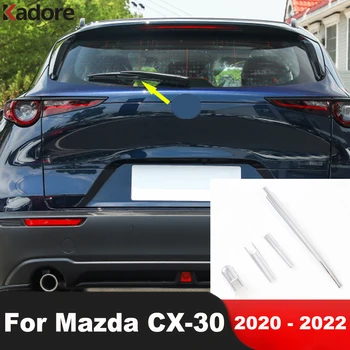 Tagaklaasipuhasti Kate Sisekujundus Jaoks Mazda CX CX30-30 2020 2021 2022 Chrome ' i Saba Tuuleklaasi Käe Laba Vormimise Trimmib Auto Tarvikud