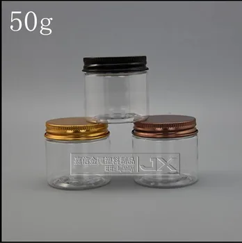 Tasuta Kohaletoimetamine 50g/ml Clesr Lucency Plastikust Koor Pudel kreem-Kreem Pomade Pill Vann Soola Väikese Valimi Tühja pakendi Jar