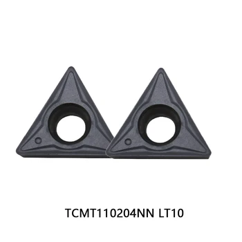 TCMT110204NN LT10 100% Originaal CNC Karbiid Tera Sisesta Milling Cutter 10tk/palju TCMT110204 NN TCMT 110204 Keerates Vahend Lõikamine