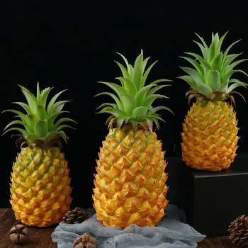 Teenetemärgi Ekraan Artiifical Ananass Puu-Mudel Kõrge Simulatsiooni Võltsitud Ananassi Fotograafia Rekvisiidid Ornament