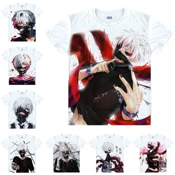 Tokyo Ghoul Ken Kaneki T-särgid Jaapani Anime Specail Kingitus tshirt Meeste Cosplay t-särk camisas hombre masculina camisa mujer