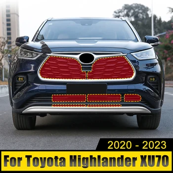 Toyota Highlander XU70 Kluger 2020-2023 Auto Keskel Putukate Sõeluuringu Võre Ees Iluvõre Net Anti-Mosquito Tolmu Tarvikud