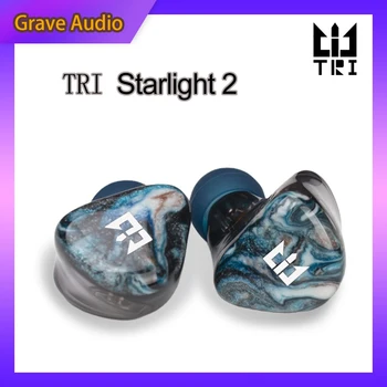 TRI Starshine 2 Elektrostaatiline Drive+2BA Üksused HIFI Kõrvaklapid Kõrva Jälgida Kõrvaklappide Müra Earbuds TRI Starsea Starlight Peakomplekt