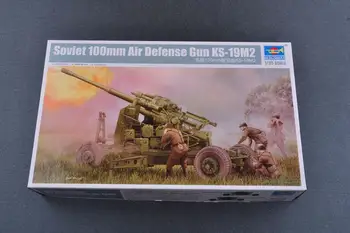 Trumpeter Mudel mudel kit 1/35 02349 Nõukogude 100mm Air Defense Relv KS-19M2