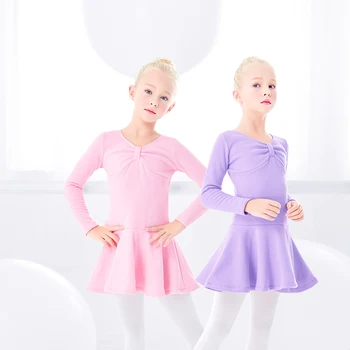 Tüdrukud Teen Velvet Ballett Tantsu Kleit Leotard Soe Lapsed Lapsed Paks Tants Tava Kostüümid Ballett Talve Riided
