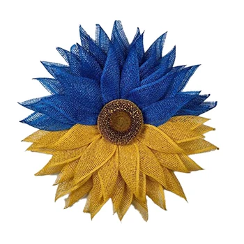 Ukraina Lipu Päevalille Välisuks Pärg Päevalille Pärg Kevadel Kaunistused Decor Talumaja Suvila Pärg