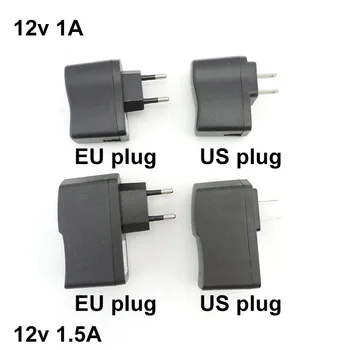 USA EU pistik 12v 1A 1000ma 1,5 a 1500ma AC USB Pordi pistik Adapter pakkumise Laadija tüüp A Laadimine LED Ribad Tuled TK