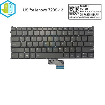 USA Sülearvuti Taustvalgustusega Klaviatuur Lenovo IdeaPad 720S-13 720S-13IKB 720S-13ARR Sülearvuti Klaviatuur Koos Taustvalgustusega PC4SPB SN20M62327