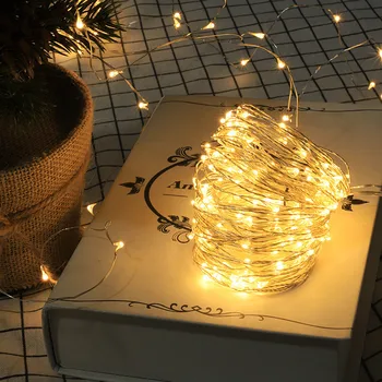 USB-Haldjas String LED Tuled 8modes jõulukaunistused Kodu Puhkus, Valgustus Aias Vanik Decor Väljas Pulm Lamp
