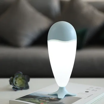USB Laetav Flowertail LED Night Light Magamistuba Öö Touch Sensor Valguse Reguleeritav Geniaalne Atmosfääri Bedroo Tabel Lamp