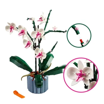 Uus 2022 Orhidee Succulents Lille Kimp 10311 Hoone Plokid, Tellised City Romantiline Komplekt Sõbrad DIY Mänguasjad Tüdrukute Kingitus