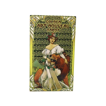 Uus Kuldne Art Nouveau Ennustamine Tarot Kaardid ja Guidbook inglise, Tarot Kaardid.Hispaania Tarot.Portugali Tarot.Prantsuse Tarot