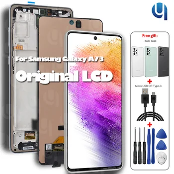 UUS Originaal Samsung Galaxy a73 5G SM-A736B SM-A736B/DS-Display-Touch Ekraani Digitizer Samsung A73 Asendamine Ekraani