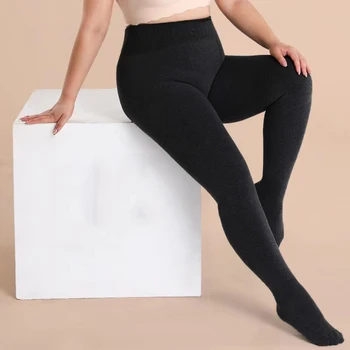 Uus Talve Puuvillased Naiste Sukkpüksid Mikro-rõhk Naiste Sukkpüksid Sukad Collant Femme Paks Soe Suur Suurus Retuusid Naistele Plaadile