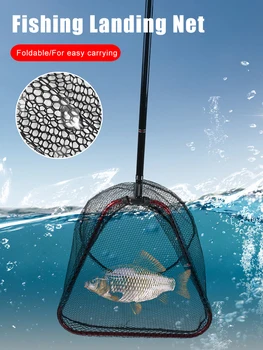 Uusim Kokkupandav Kalapüügi Maandumine Net Alumiinium 40/60/65cm, Sügavus Väljas Fishing Net Vahend Tarvikud, Käepide Ei ole Komplektis