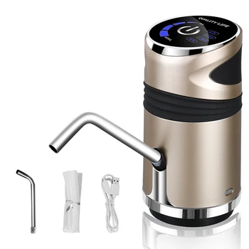 Vee Pudel, Pump, Laadimine USB Automaatne Joogivee Pump Kaasaskantavad Elektrilised Vee Dispenser veepudeli Vahetus