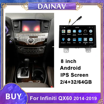 Vertikaalne Ekraan, Android Tesla Auto GPS Navigatsiooni Infiniti QX60 2014-2019 Auto Multimeedia Mängija, Auto Raadio-magnetofon