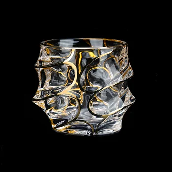 Viski Tumber Crystal Bar Drinkware Silhouette Gold Luksus Whisky Trummel Vana Moe Verre Prillid Sivas Viina Klaas