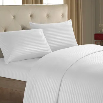 Voodi Sheet Määrab Satiin Triip Paigaldatud Leht High-End Värviga Madratsi Kate Voodi Kate Komplekt King Size Queen Bed Sheets