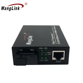 Wanglink 1000Mbps 1 kiudaineid 1 ethernet port kiudaineid media converter ethernet, et kiudaineid