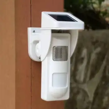 Wireless Solar Power PIR Liikumisanduri Home Security Alarm Sensor