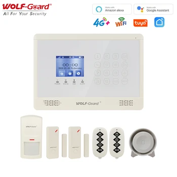 Wolf-Guard WT4BX WiFi 4G / GSM Smart Security Kodu signalisatsioon, Avastamise Andurid, TuYa SmartLife APP Kontrolli