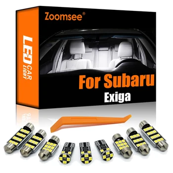 Zoomsee 10tk Salongi LED-Subaru Exiga 2008-2020+ Canbus Sõiduki Sise-Dome Lugemise Pagasiruumi Valgus vigadeta Auto Lamp Komplekt