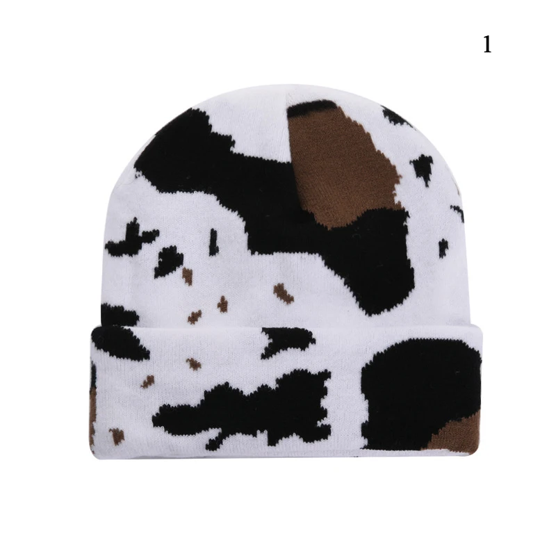 Unisex Müts 2023 Uus Lehm Prindi Soe Pehme HIP-HOP Kootud Mütsid Meeste Talve Mütsid Naiste Skullies Beanies Tüdruk Hulgimüük 5